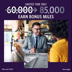 You know the rewards of travel. Earn 85,000 Bonus Miles with the Delta SkyMiles® Platinum Business Card. Offer Ends 11/9/2022. Terms Apply. | American Express Business | Facebook