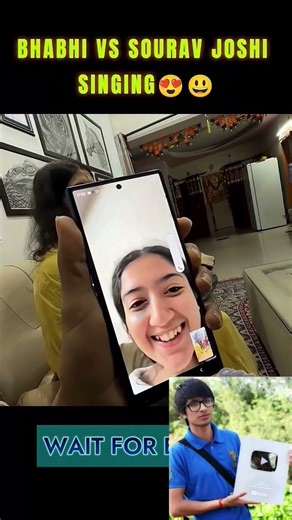 sourav joshi wife and singing 🎶