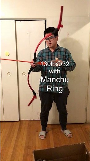 130lb@32" Warbow with Manchu Thumb Ring