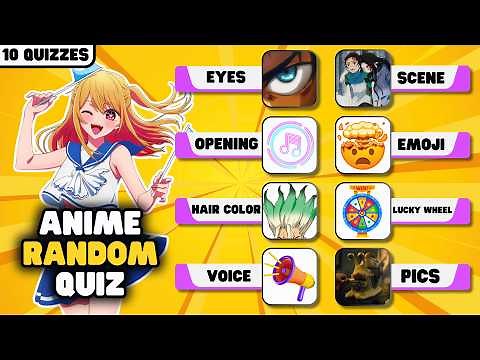 The BEST Anime Quiz EVER 🔥 Can you Beat it? 🥵 - 50 Anime Random Quiz