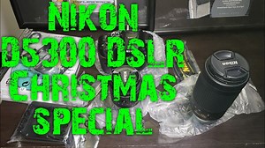 Watch D5300 Camera kit Unboxing on Amazon Live