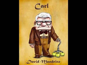 How to draw "Carl Fredricksen" from "Up"