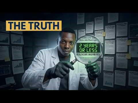 I analyzed 50+ healthcare data roles. Here’s the real entry path.