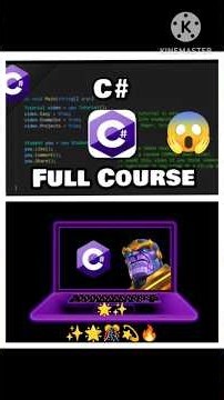 c sharp tutorial in one video #shorts learn Coding from basic to advance #viral c# course #trending