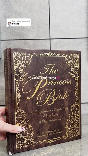 Replying to @krys The Princess Bride follows Westley and Buttercup through kidnappings, duels, daring escapes, and impossible obstacles, all framed as S. Morgenstern’s “classic” tale. The novel blends romance, satire, and adventure with a narrator who understands both the beauty and absurdity of fairy tales. This Deluxe Edition gives the story a presentation that matches its lasting appeal—elegant, timeless, and meant to be revisited. It’s a book that balances sincerity with wit, reminding reade