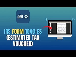 IRS FORM 1040-ES (ESTIMATED TAX VOUCHER) - HOW TO FILL OUT