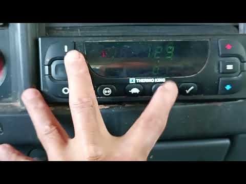 reefer thermo king 600 how to reset fault code & how to temperature at automatic settings...
