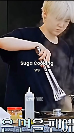 K-pop vibe on Instagram: "Difference between Suga vs Jin cooking 😂 #bts #btsarmy #funny #btsfunnymoments #instagram #instagood #reels #explore #fyp #viral"
