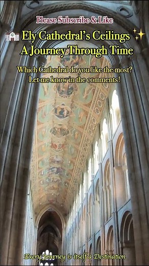 Ely Cathedral’s Majestic Ceilings | Nave, Transept & Tower – A Masterpiece #elycathedral #ely #uk