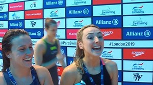 @a_marren and @keane_ellen chatted to us after their heat in the S9 100m Backstroke. Fair to say they are in good form!!! 😘 | Paralympics Ireland