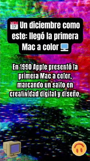 📅 Un diciembre como este: llegó la primera Mac a color 🖥️