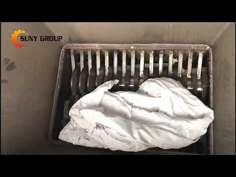 Textile Shredder Machine | Shredding Fabrics and Old Clothes