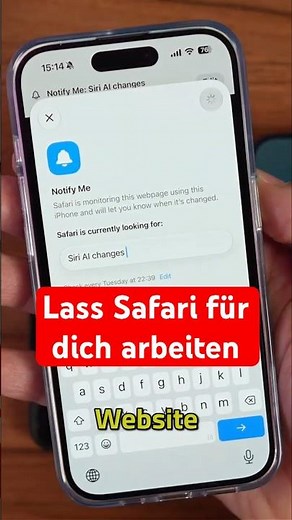 iOS 27 Beta: Safari beobachtet Webseiten für dich 🔍