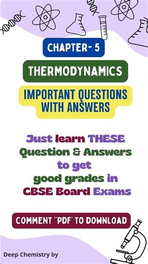 Thermodynamics – Class 11 Chemistry Most Important Questions & Answers | NCERT | CBSE 2026