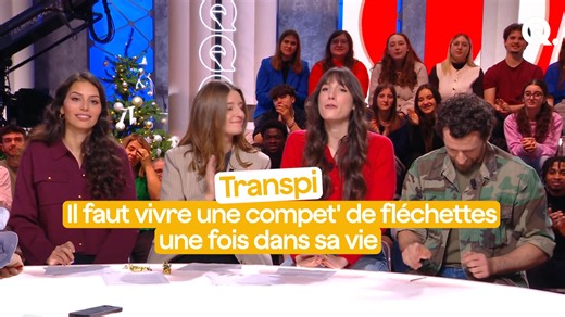 L'équipe de Quotidien a pris l'Eurostar pour assister au championnat du monde de fléchettes à l'Alexandra Palace de Londres. L'événement diffusé sur L'Équipe propose une ambiance comparable à l'UFC avec des entrées spectaculaires des joueurs. Le public britannique s'est déguisé et l'atmosphère était festive. Rencontre avec des fans venus de Marseille et des Anglais passionnés, pour une soirée inoubliable où la fête a parfois pris le pas sur la compétition elle-même. | Quotidien avec Yann Barthès