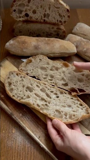 One Dough Two types of Bread - SOURDOUGH TARTINE BREAD & CIABATTA #sourdoughbread #breadrecipe