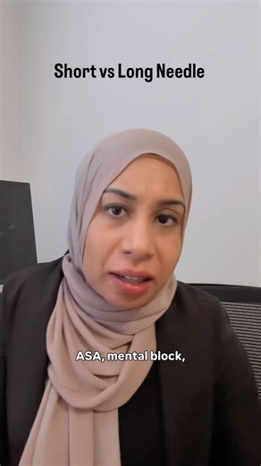 Short needle vs long needle