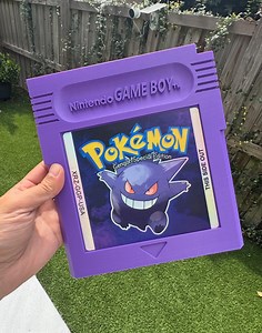 XL Gengar GBC Cartridge | Pokémon Wall Decor | Holographic Retro Art - Etsy