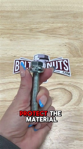 Here’s the correct washer stack for a solid, secure connection! #tools #hardware #construction #farm