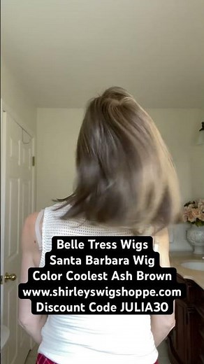 Beautiful Cool Ash Brown Synthetic Hair | BELLE TRESS SANTA BARBARA WIG