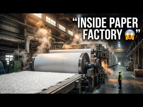 Inside a Real Paper Manufacturing Factory
