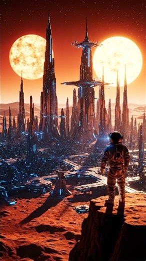Future Colony on Mars 🚀🌌 | Humans Living on the Red Planet #Sora2 #Veo3 #Trending