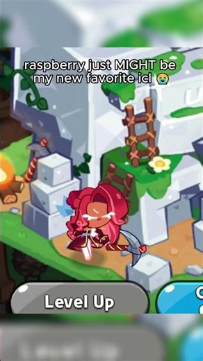 why is raspberry cookie peak character design #cookierunkingdom #edit