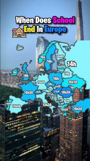 When does school end in Europe