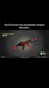 Rust Console new psychedelic weapon skin pack…#shorts #rust #rustconsole