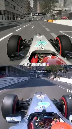 IRL vs F1 2012 👀 #f1 #formula1 #f1game #michaelschumacher #monaco #mercedes #simracing