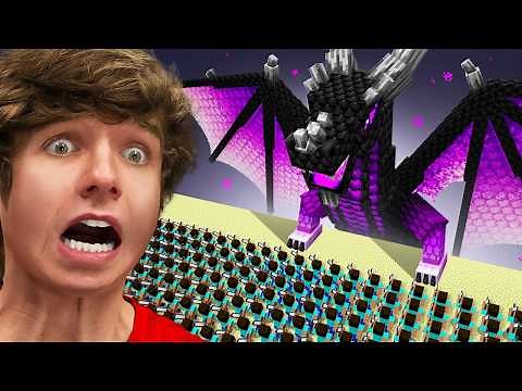 1000 Players vs Titan Ender Dragon!