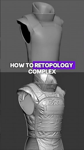 How to retopology complex models together