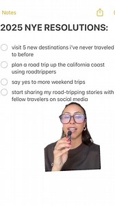 2.2K views | NYE resolutions loading…  2025 is all about new destinations, spontaneous road trips, and sharing travel stories! Where’s your next adventure?  #roadtripready #traveltips #2025resolutions #roadtrippers #goals #tripplanning | Roadtrippers | Facebook