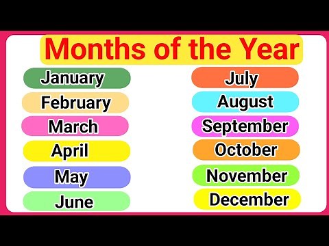 January February Months name | Name of twelve months | Months of the year | January February March
