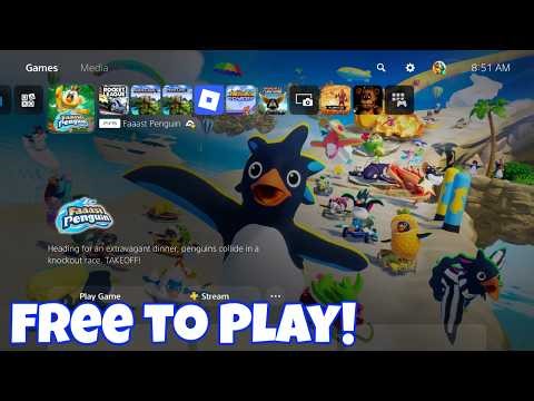 Faaast Penguin PS5 Gameplay! Free to Play!