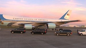 President Obama arrives in Seattle for two private fundraisers