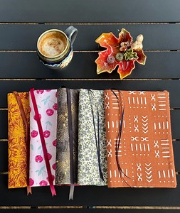 Handmade Fabric Book Cover | Reusable Protector With Bookmark - Etsy