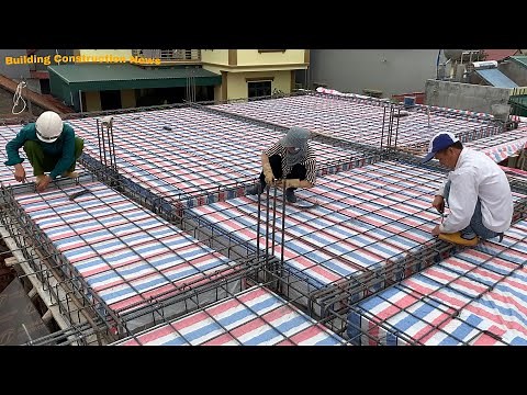 Step-By-Step Construction Techniques And Finishing Of Reinforced Concrete Ceilings For Houses