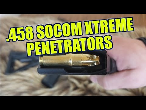 .458 Socom UNDERWOOD XTREME PENETRATORS Ballistics Review