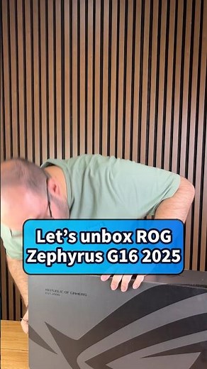 Asus ROG Zephyrus G16 (2025) Unboxing | RTX 5070 Ti Intel Ultra 9