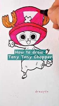 How to Draw Tony Tony Chopper Step-by-Step | One Piece #howtodraw #chopper #onepiece #drawing #kids