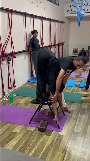 Forward Bending Yoga Asana