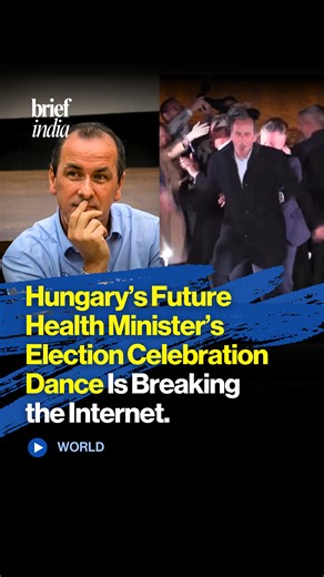 ‘Dancing minister’ goes viral after Hungary election win