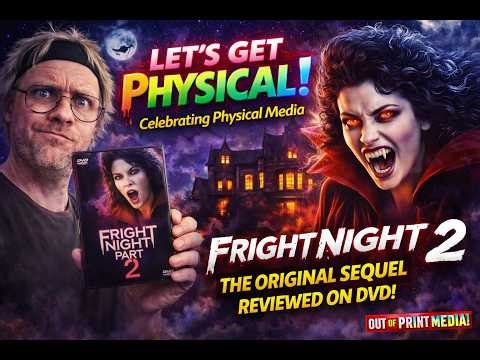 Fright Night Part 2 (1988) DVD Review | Rare Sequel | Let's Get Physical #horrormovies #horror #dvd