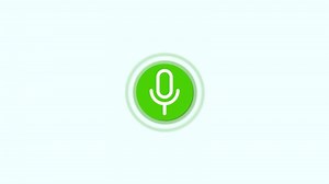 Download Microphone Voice Control Icon Animation for free