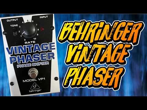 Behringer Vintage Phaser VP1 Phase Shifter Sounds and Settings