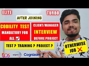 Mandatory Test and Training After Joining in Wipro| Codility Test| Interview Before Project