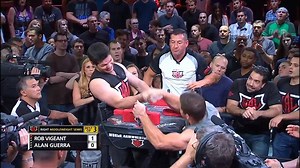 Rob Vigeant Jr v Alan Guerra: WAL 2015 Middleweight Semi Final, Right Hand WAL 2015 Championships. Mirage Resort and Casino, Las Vegas, Nevada | World Armwrestling League