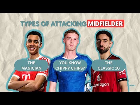 Types of Attacking Midfielder In Football Explained in 3 Minutes !