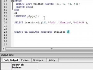 Linguagem PL/pgSQL - 03 (Store Procedure)